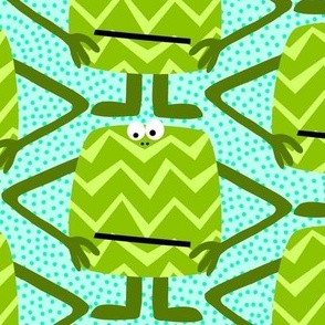 Green Monster Chevron - large scale