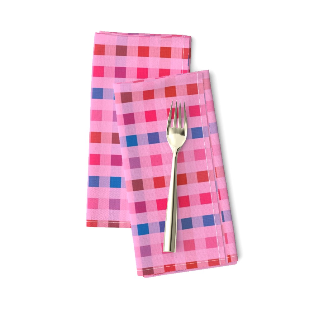 Smaller Scale - Picnic Plaid in Candy Kiss