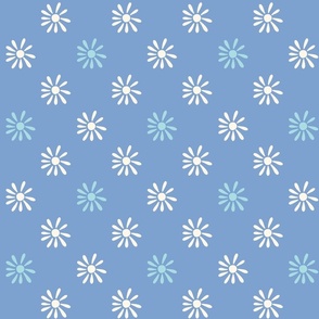 Spring Summer Daisy in Blue