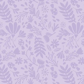 Grow Florals in Purple