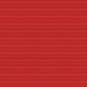 Cottage Christmas French Stripe Red