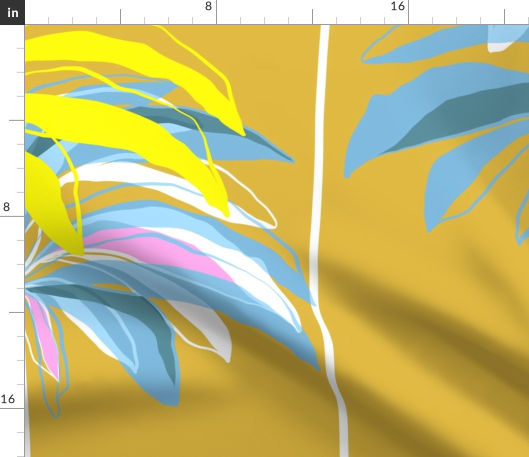 Palm Paradise - 1M - Ochre