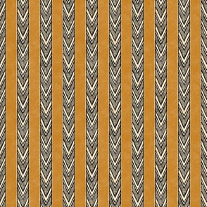 Canyon Stripe - desert sun gold, black, and cream