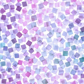 Confetti party plaids Geometric gradation Periwinkle Medium