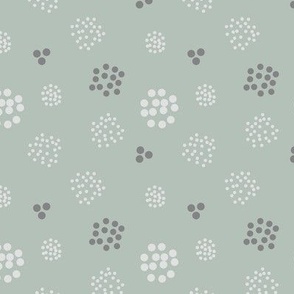 Playful grey dots / 0342