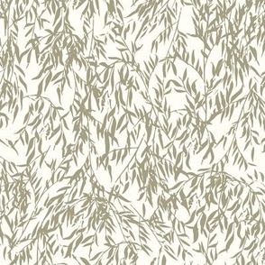 willow leaves - olive 