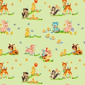 PLAYTIME - VINTAGE NURSERY COLLECTION (GREEN)