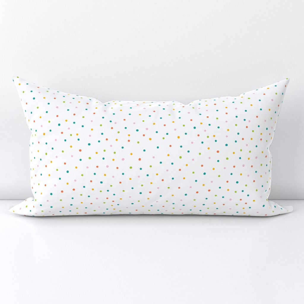 Medium - Colorful polka dot confetti pattern repeat