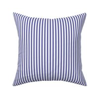 Very Peri purple and white quarter inch stripes - vertical