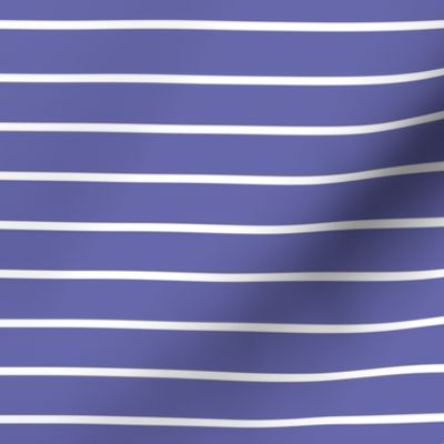 Very Peri purple with narrow white stripe - horizontal
