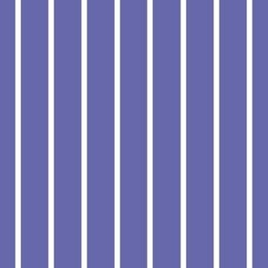 Very Peri purple with narrow white stripe - vertical