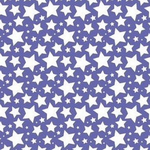 White stars on Veri Peri purple (small)