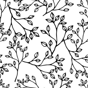 Seamless pattern with meadow herbs