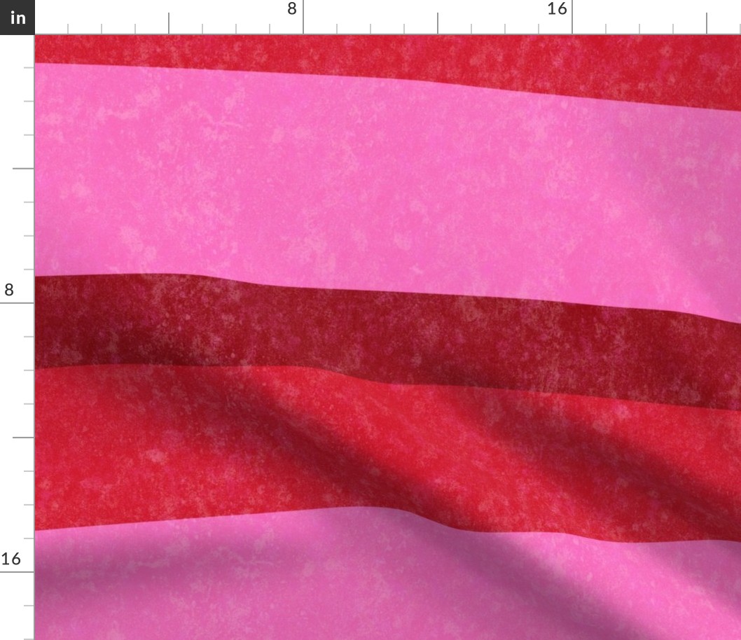 Bubblegum Lovecore Stripe -- Red, Deep Crimson, Magenta Pink in the Lovecore Aesthetic -- 33.96in x 28.25in repeat -- 150dpi (Full Scale)