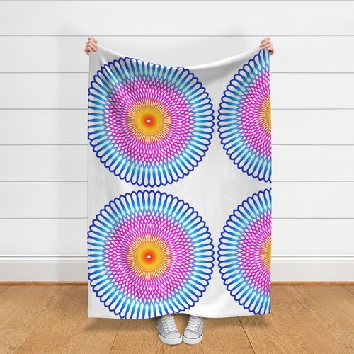 Rainbow Flower Bloom 36 inches