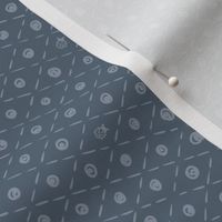 Pine Forest Friends Ladybug Trail in Steel Gray