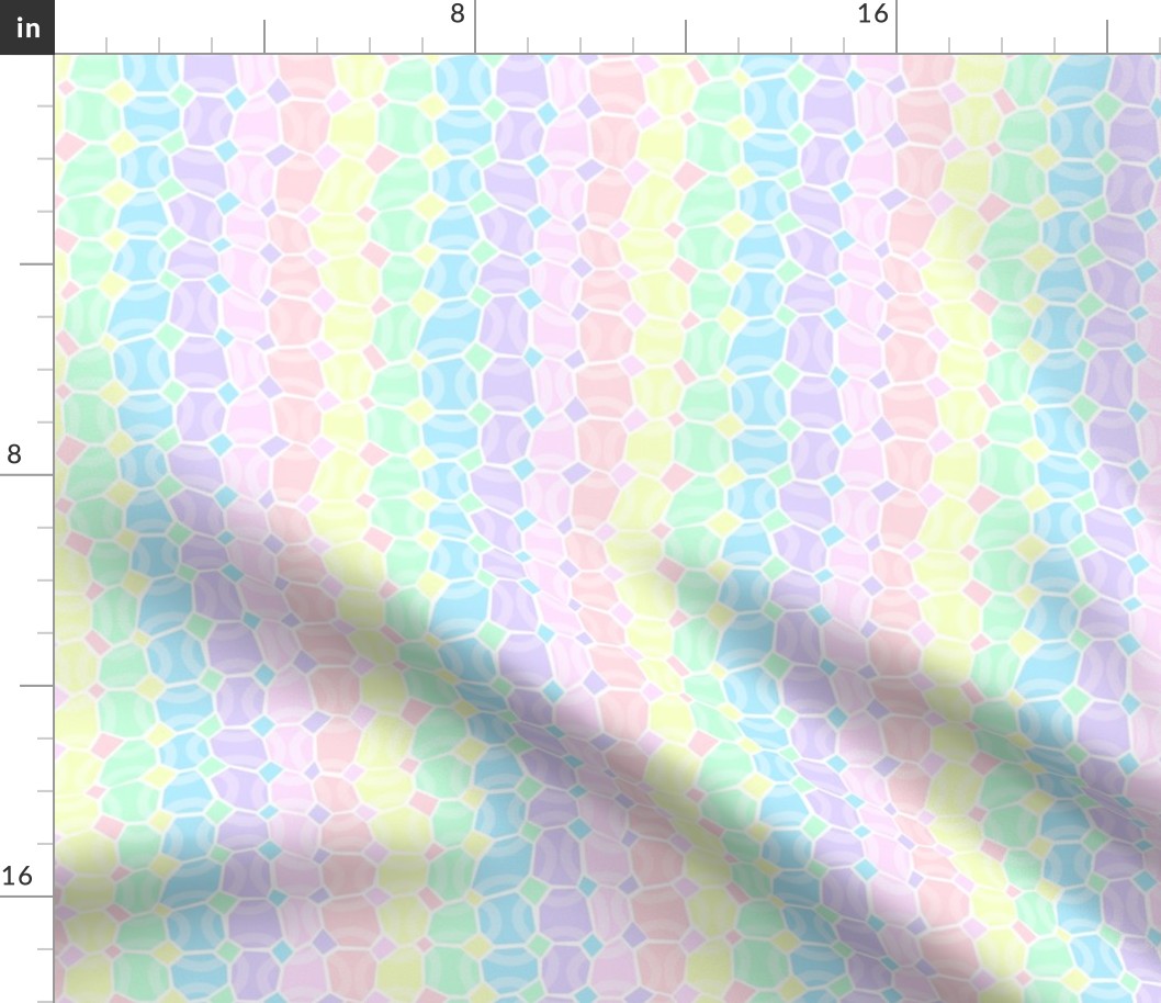 Pastel Rainbow Geometricness