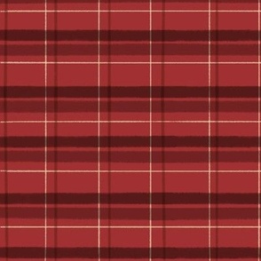 Blanket Plaid ~ Deep Cherry