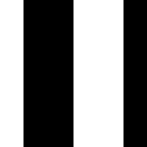 Black and white two inch stripes - vertical