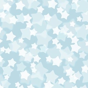 Starry Bokeh Pattern - Pastel Blue Color
