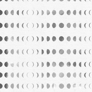 Lunar Phases Simple Watercolor