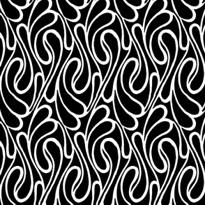 Black white swirl