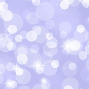 Large Sparkly Bokeh Pattern - Periwinkle Color