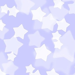 Large Starry Bokeh Pattern - Periwinkle Color