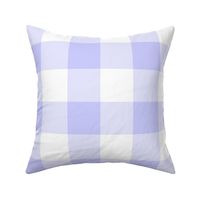 Extra Jumbo Gingham Pattern - Periwinkle and White