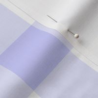 Gingham Pattern - Periwinkle and White