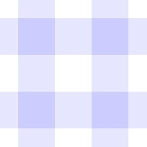 Gingham Pattern - Periwinkle and White