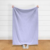 Quatrefoil Pattern - Periwinkle and White