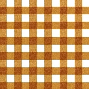Textured Farmhouse Mustard Gingham Small Scale