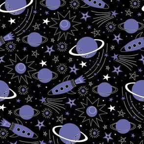 Space Explorers (Periwinkle)