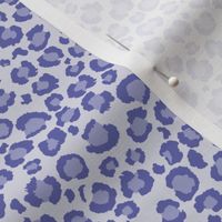 Periwinkle Very Peri Leopard Spots Print - Medium Scale - Animal Print