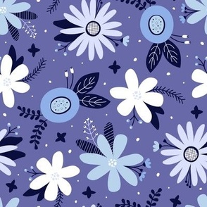 Periwinkle Floral