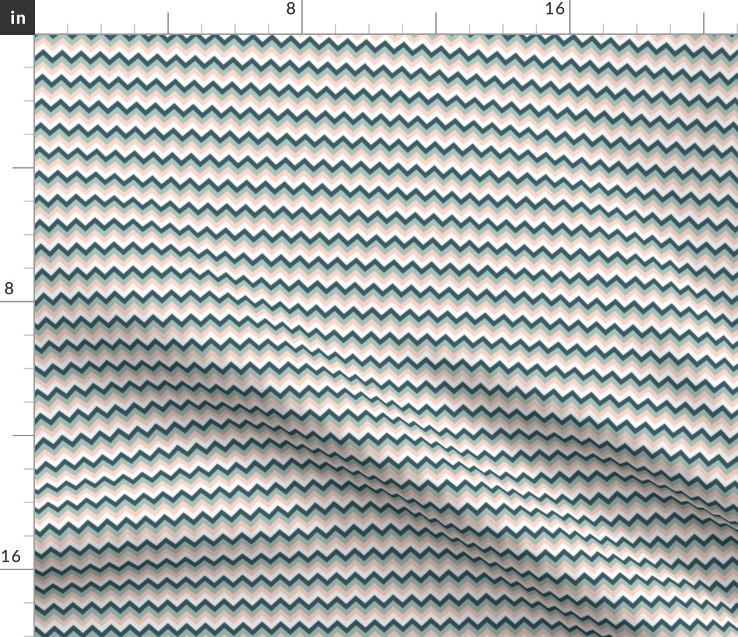 small pastel zigzag chevron