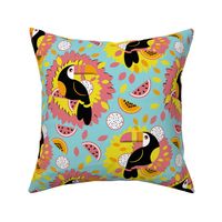 Medium Very optimistic toucans by art for joy lesja saramakova gajdosikova design