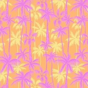 Palm Trees S - Pink and Orange