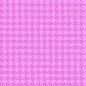 Houndstooth Check - Pink