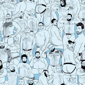THICC underwear party - blue