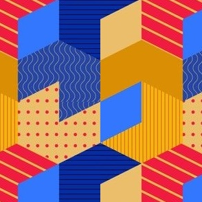 Avangard colorful geometric pattern