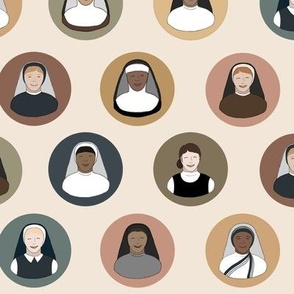 Catholic Nuns in Different Habits
