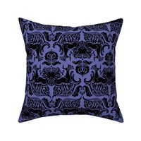 I Love Craft (Cthulhu Damask) in Very Peri