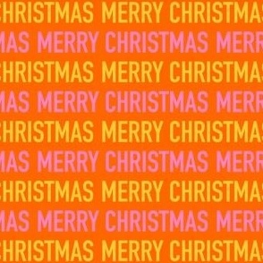 Merry Christmas text pattern