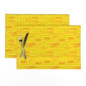 Wizard of Oz - Yellow Brick Road by JoyfulRose (Each brick is about 1.7" wide x .6" tall)