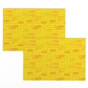 Wizard of Oz - Yellow Brick Road by JoyfulRose (Each brick is about 1.7" wide x .6" tall)