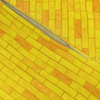 Wizard of Oz - Yellow Brick Road by JoyfulRose (Each brick is about 1.7" wide x .6" tall)