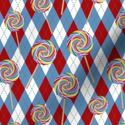 Wizard of Oz - Argyle Lollipop Guild by JoyfulRose