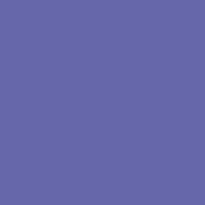 Solid 2022 Periwinkle Blue #6667AB